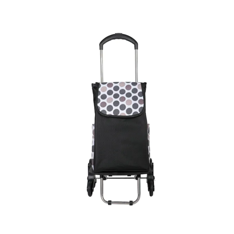 Stainless Utility Cart | Shopping Trolley With Telescopic Handle