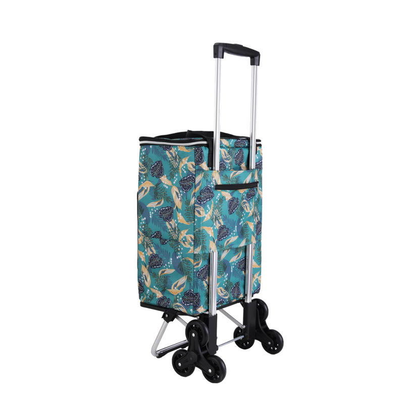 Laundry Shopping Cart - Strong Bird Foldable 2-in-1 Rolling Cart