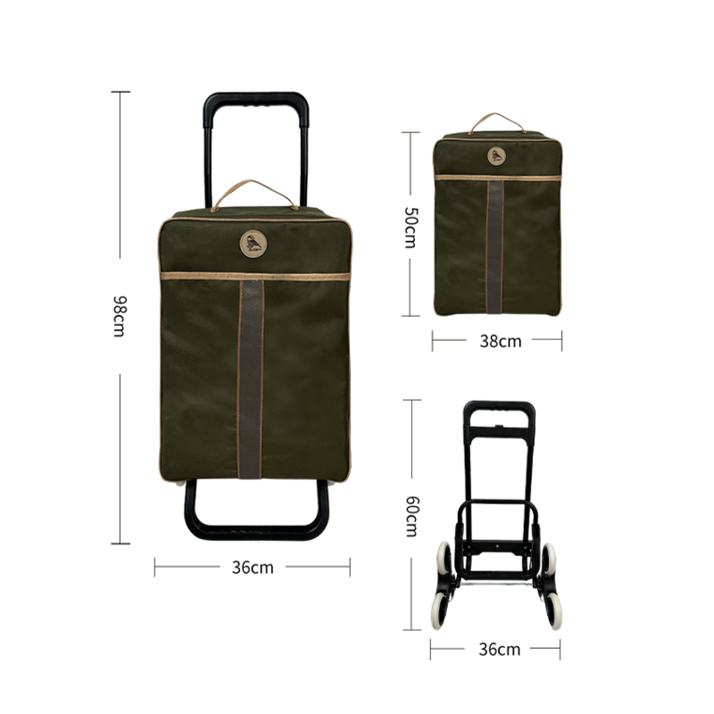 Portable Luggage Cart with Adjustable Handle – Travel Easy