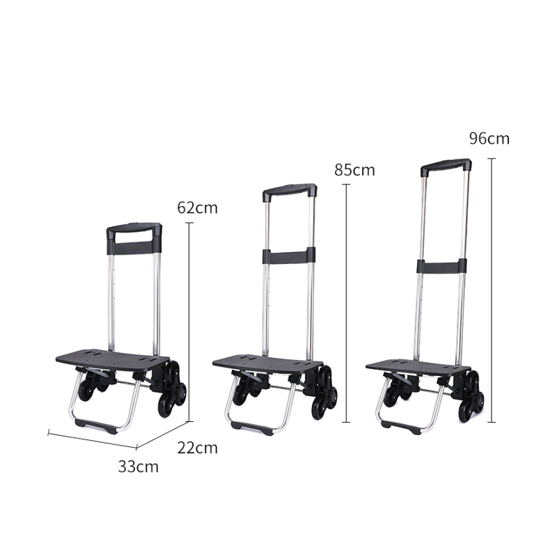 Portable Luggage Cart with Adjustable Handle – Travel Easy