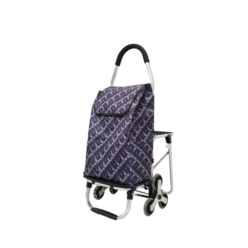 Shopping Cart With Seat Elderly–Foldable&Safe For Daily Use