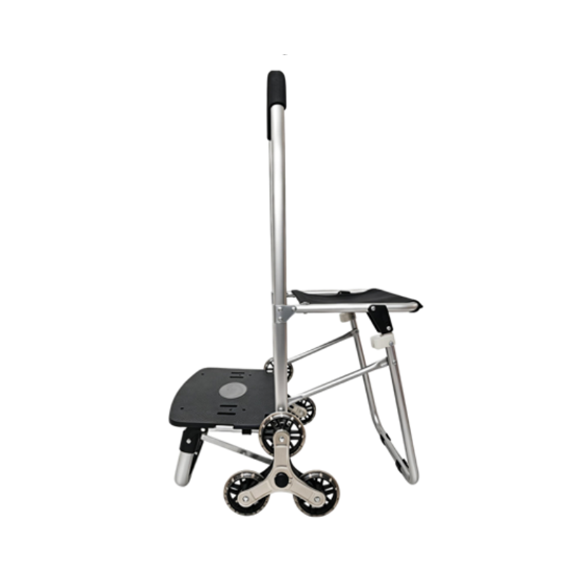 Shopping Cart With Seat Elderly–Foldable&Safe For Daily Use