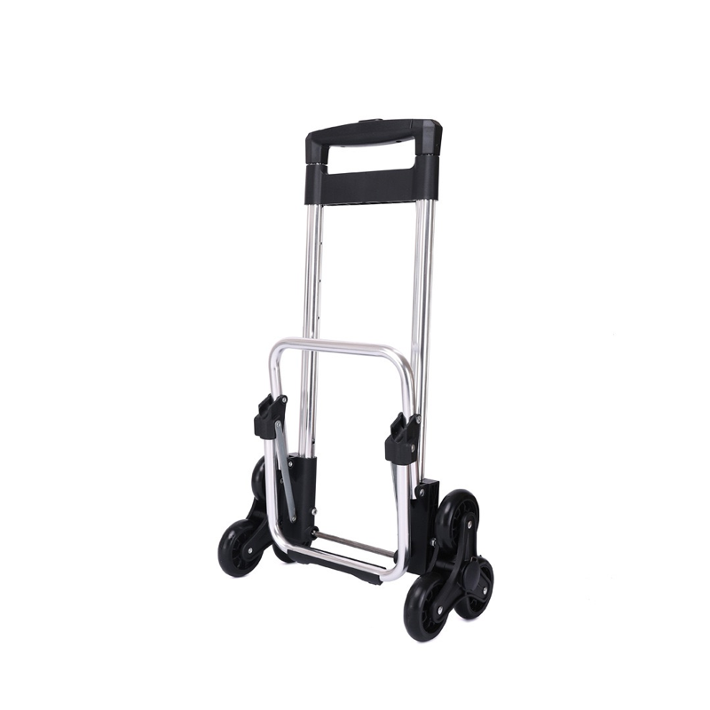 Stainless Utility Cart | Shopping Trolley With Telescopic Handle