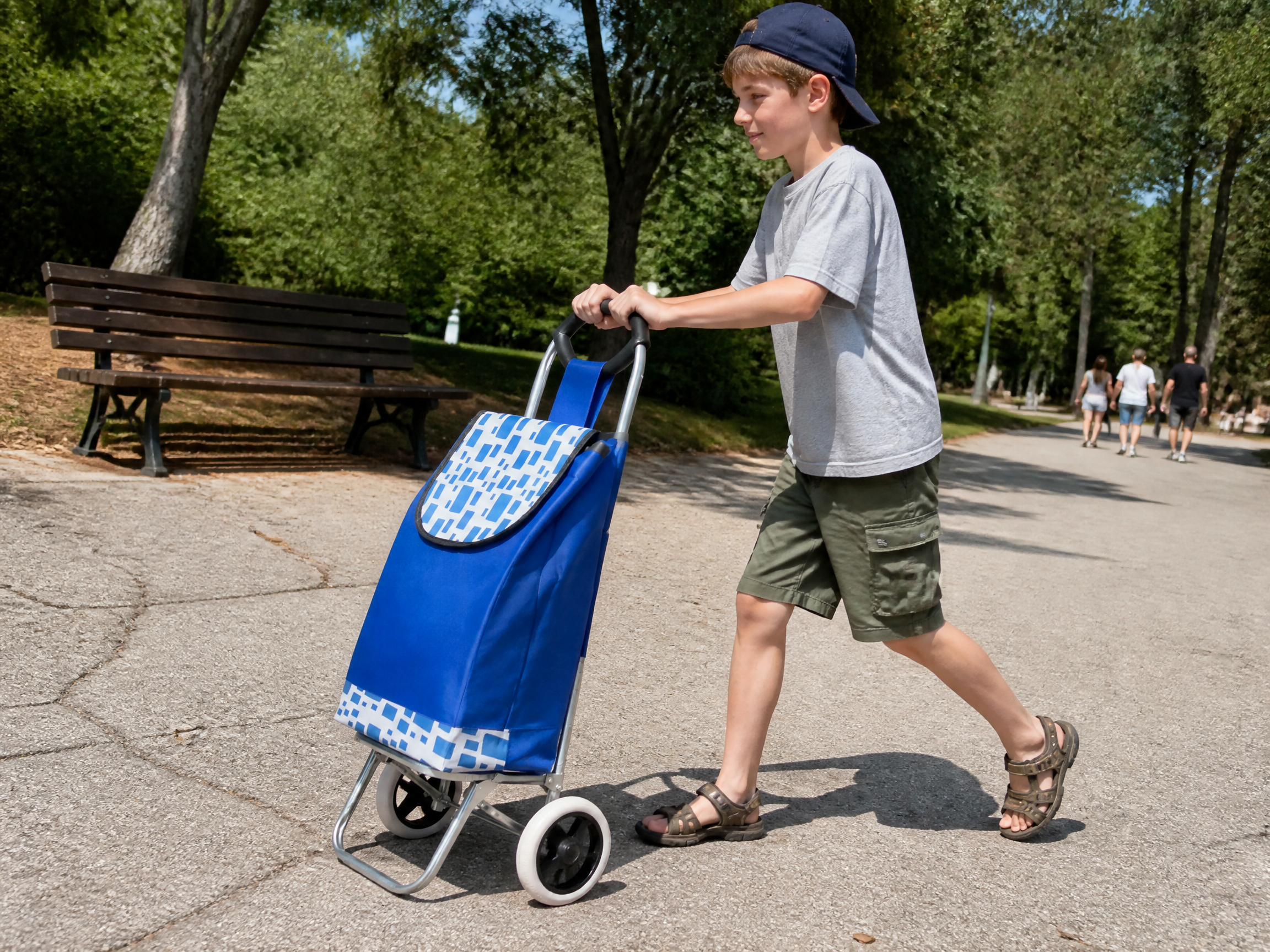 Children's grocery cart|Strong Bird portable shopping cart