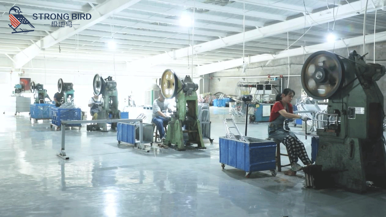 Shopping Cart Manufacturing Process: How OEM & Custom Shopping Carts Are Produced in a China Factory-strongbird
