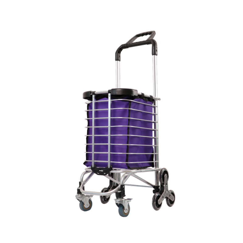 Foldable Laundry Cart | Strong Bird 8-Wheel Stair Climber