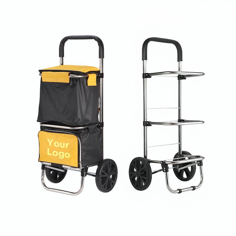 2 tier utility cart|Sort Groceries,Laundry&More–Rolling Storage