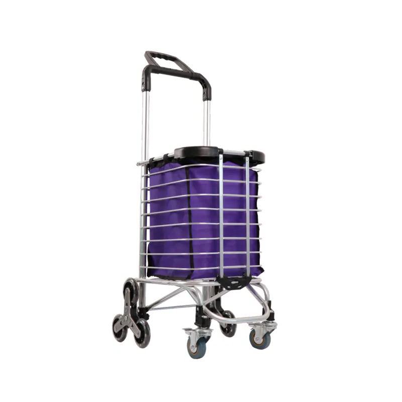 Foldable Laundry Cart | Strong Bird 8-Wheel Stair Climber