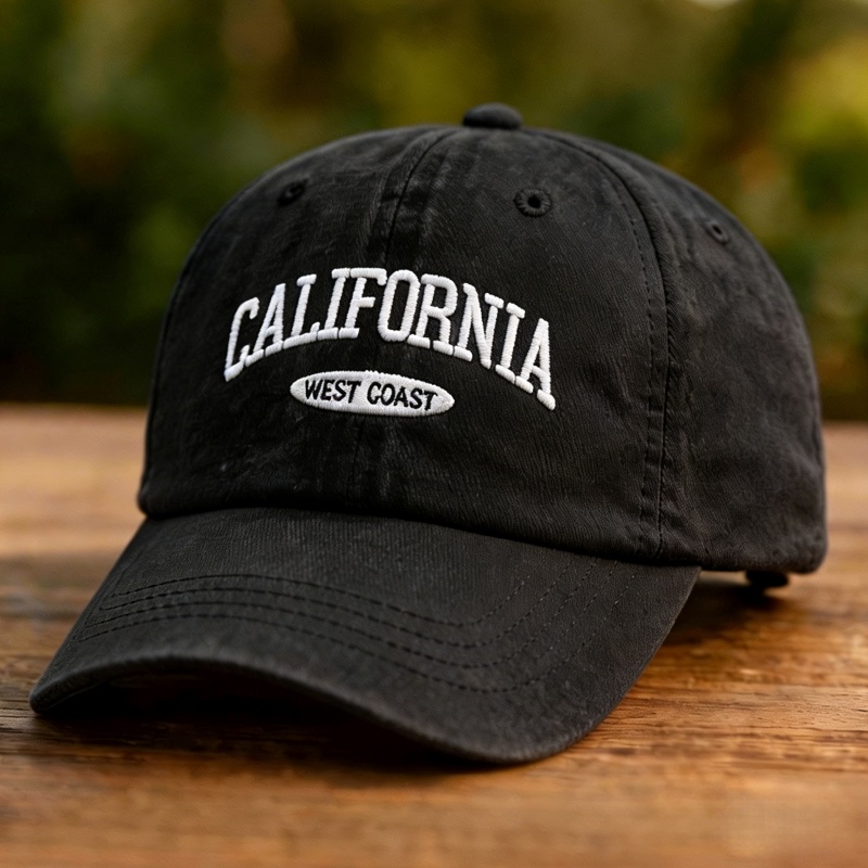 CALIFORNIA WEST COAST-Vintage Washed Baseball Cap