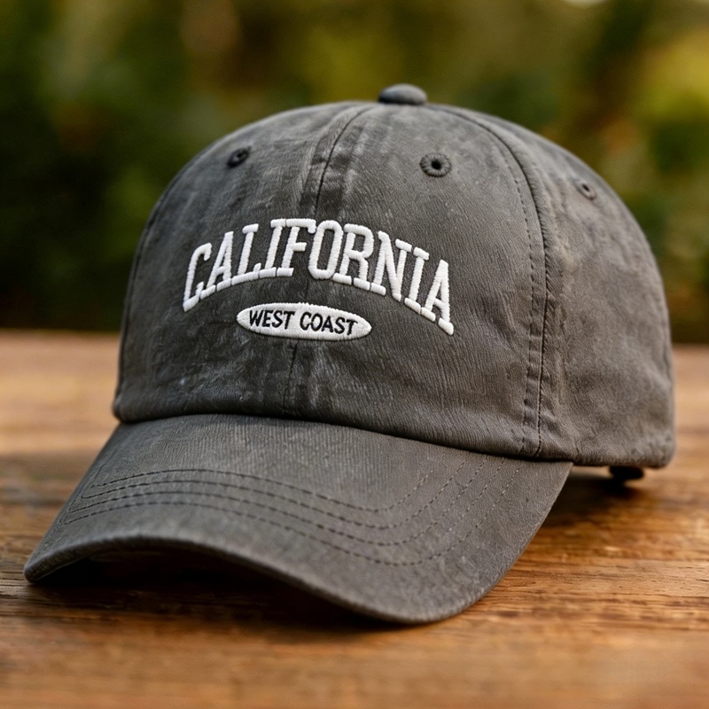 CALIFORNIA WEST COAST-Vintage Washed Baseball Cap