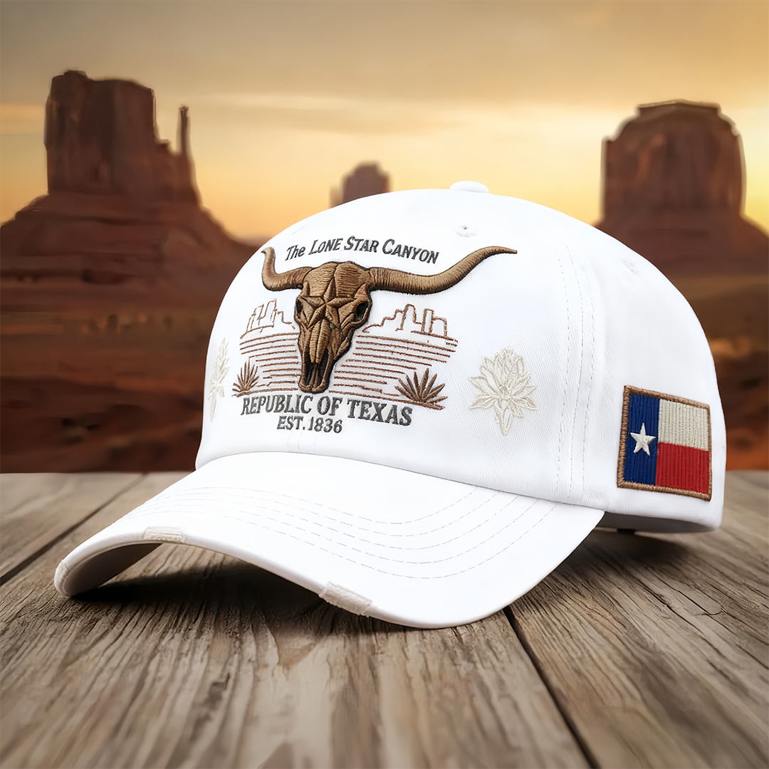 🎩 Republic of Texas "Lone Star Canyon" Vintage Cap 🌵