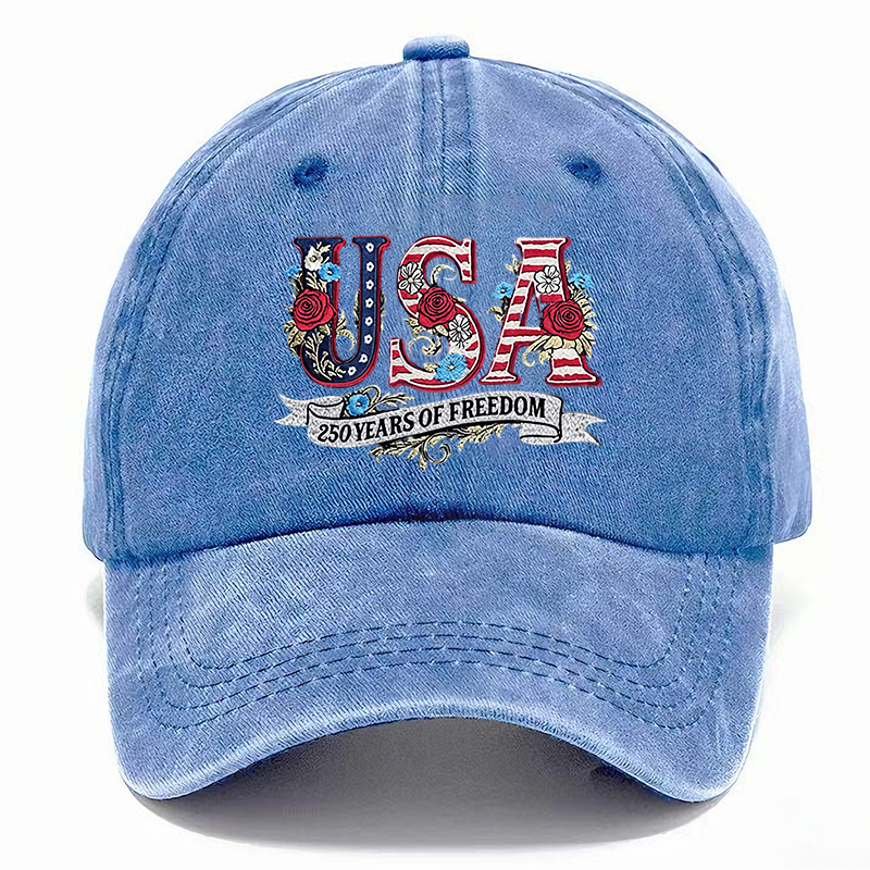 🇺🇸 USA 250 Years of Freedom Vintage Cap