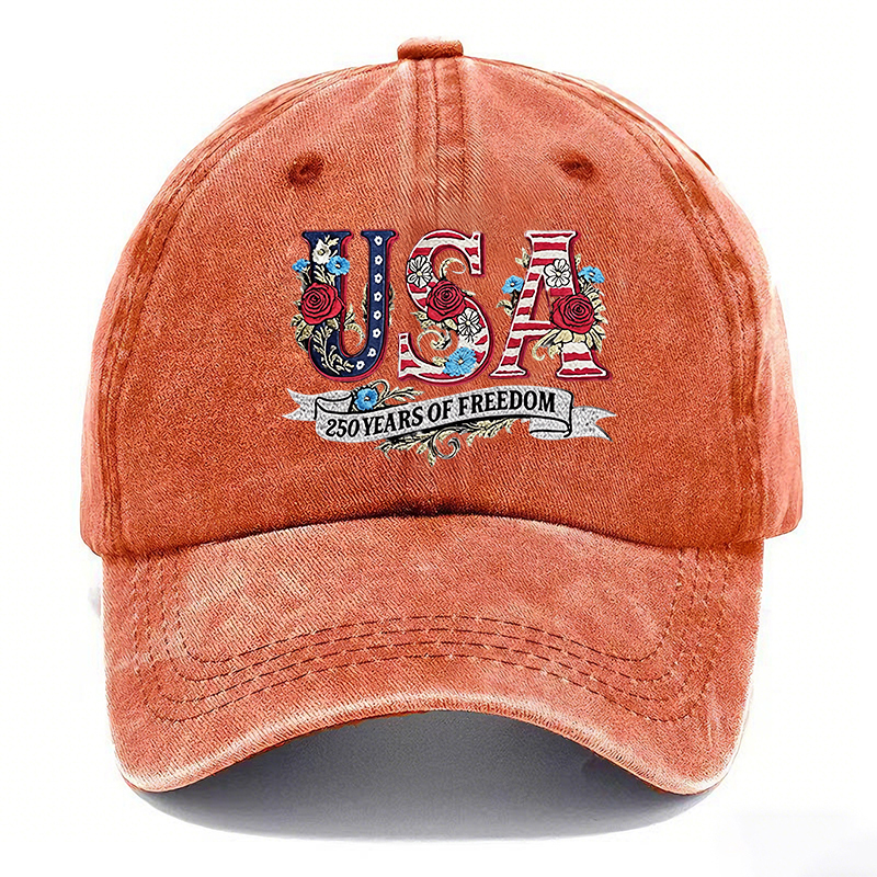 🇺🇸 USA 250 Years of Freedom Vintage Cap