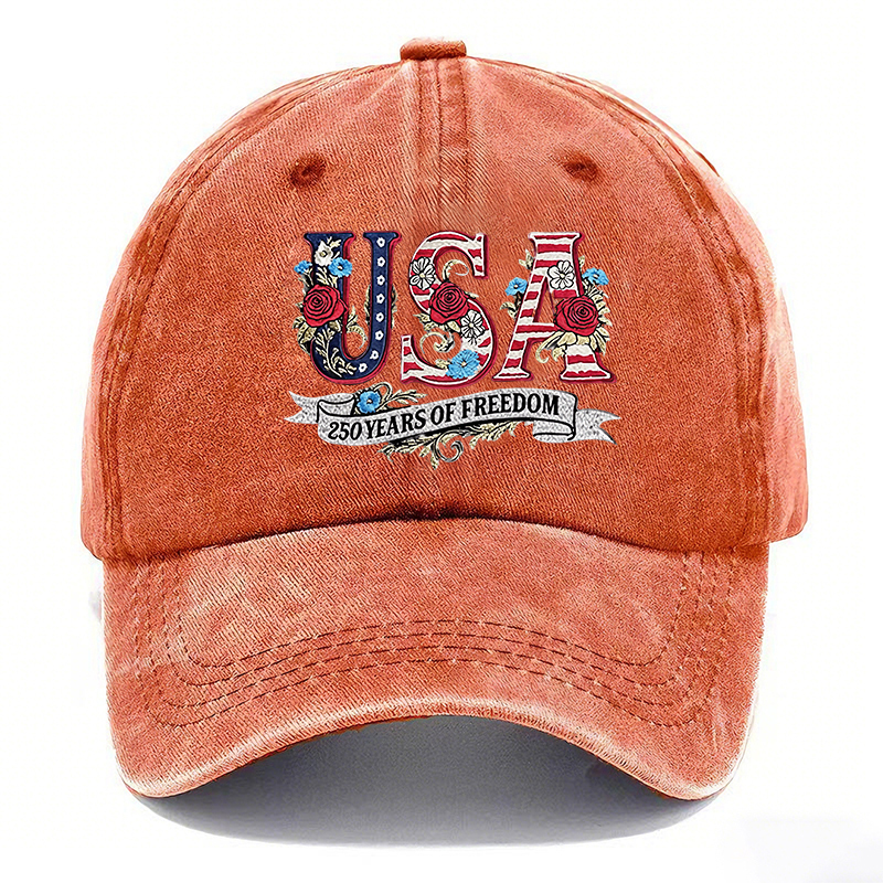 🇺🇸 USA 250 Years of Freedom Vintage Cap