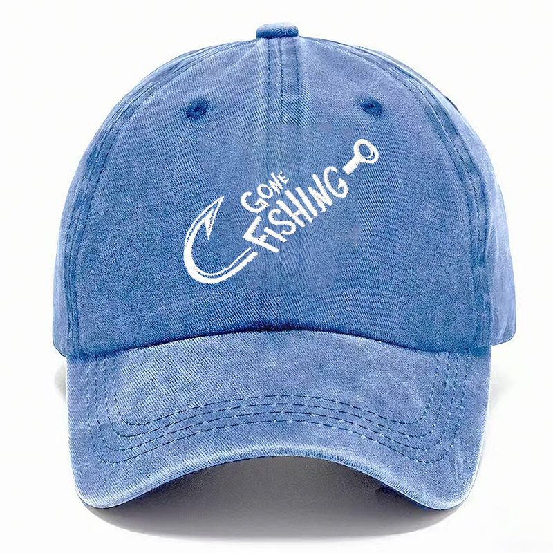 Going Fishing Cap— Vintage Washed Baseball Cap