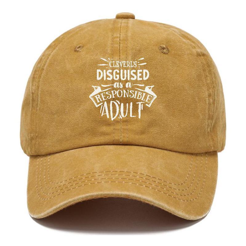 Cleverly Disguised Adult: The Playfully Witty Hat for Responsible Shopify Shoppers