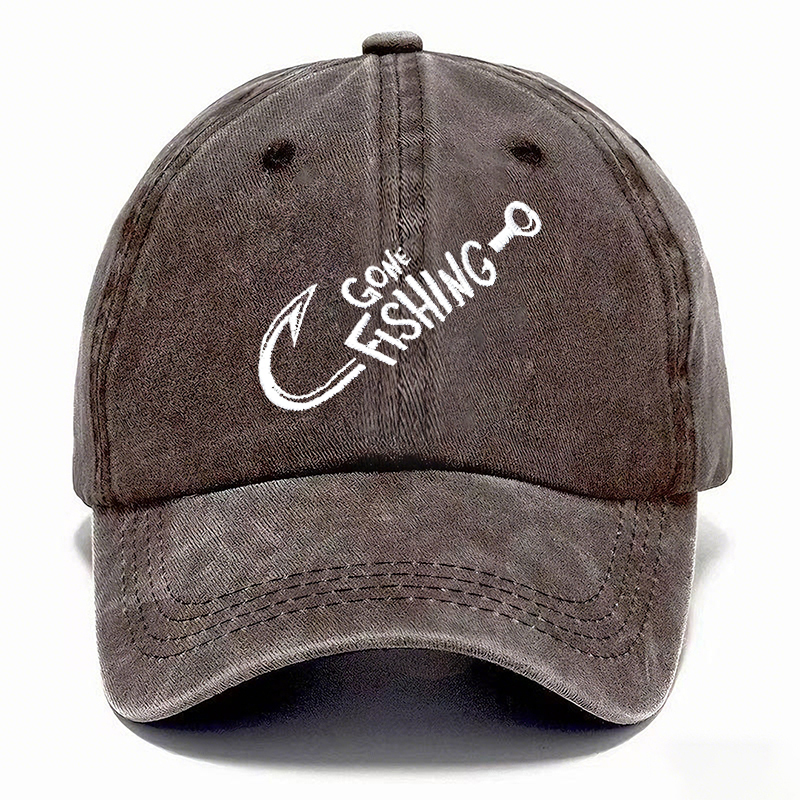 Going Fishing Cap— Vintage Washed Baseball Cap