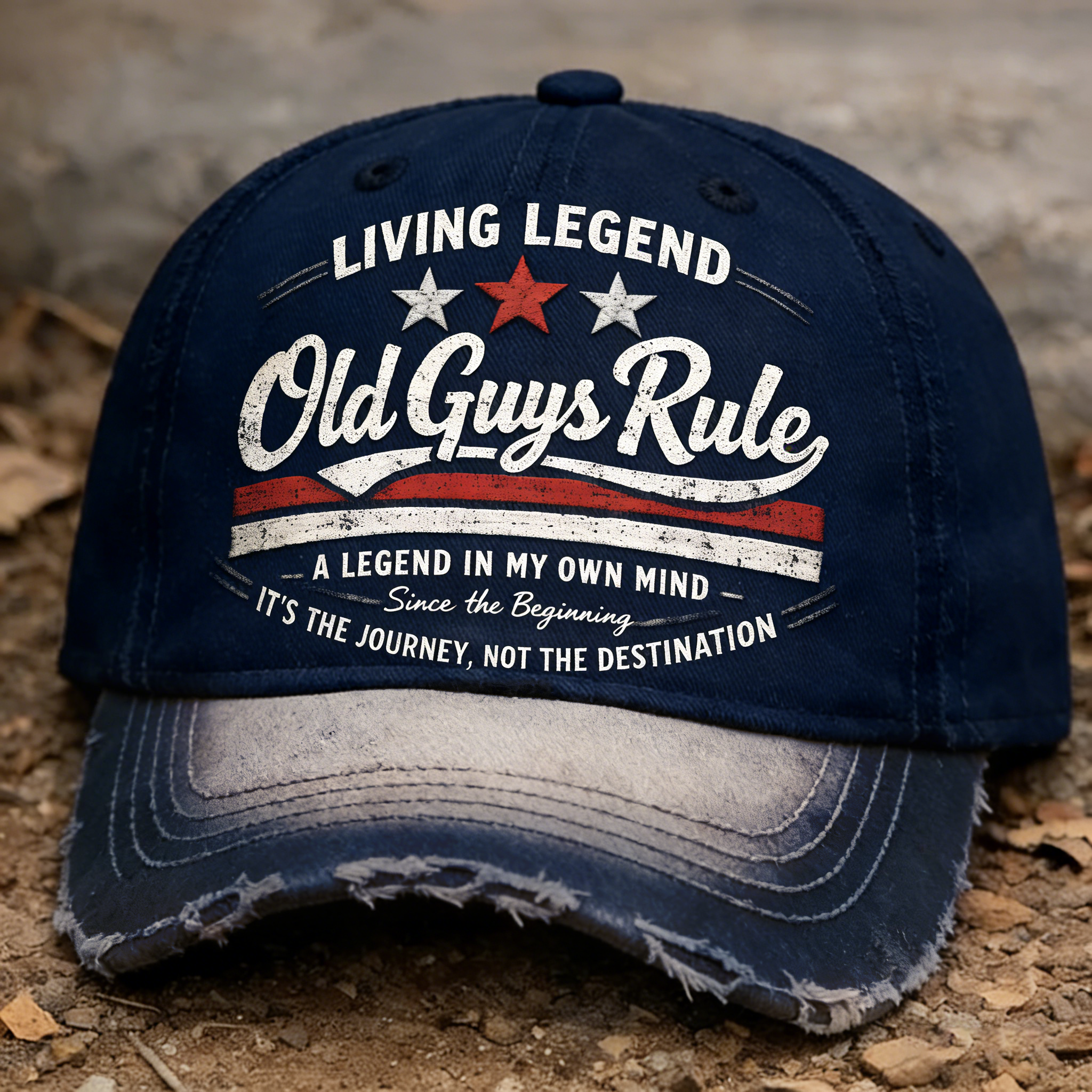 🏆Flash Sale 50% OFF - ⭐Living Legend – Old Guys Rule Vintage Hat 🧢
