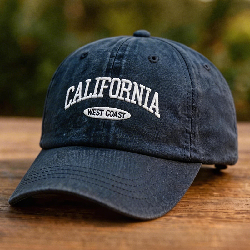 CALIFORNIA WEST COAST-Vintage Washed Baseball Cap