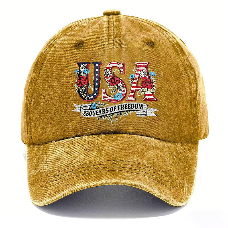 🇺🇸 USA 250 Years of Freedom Vintage Cap