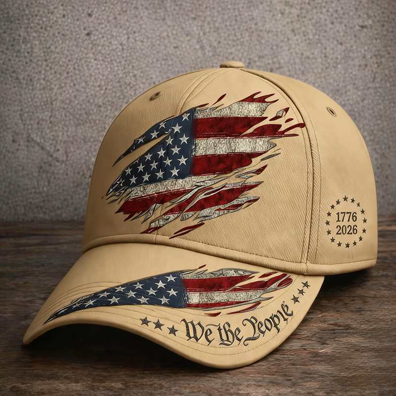 1776–2026 Patriotic We The People Baseball Cap