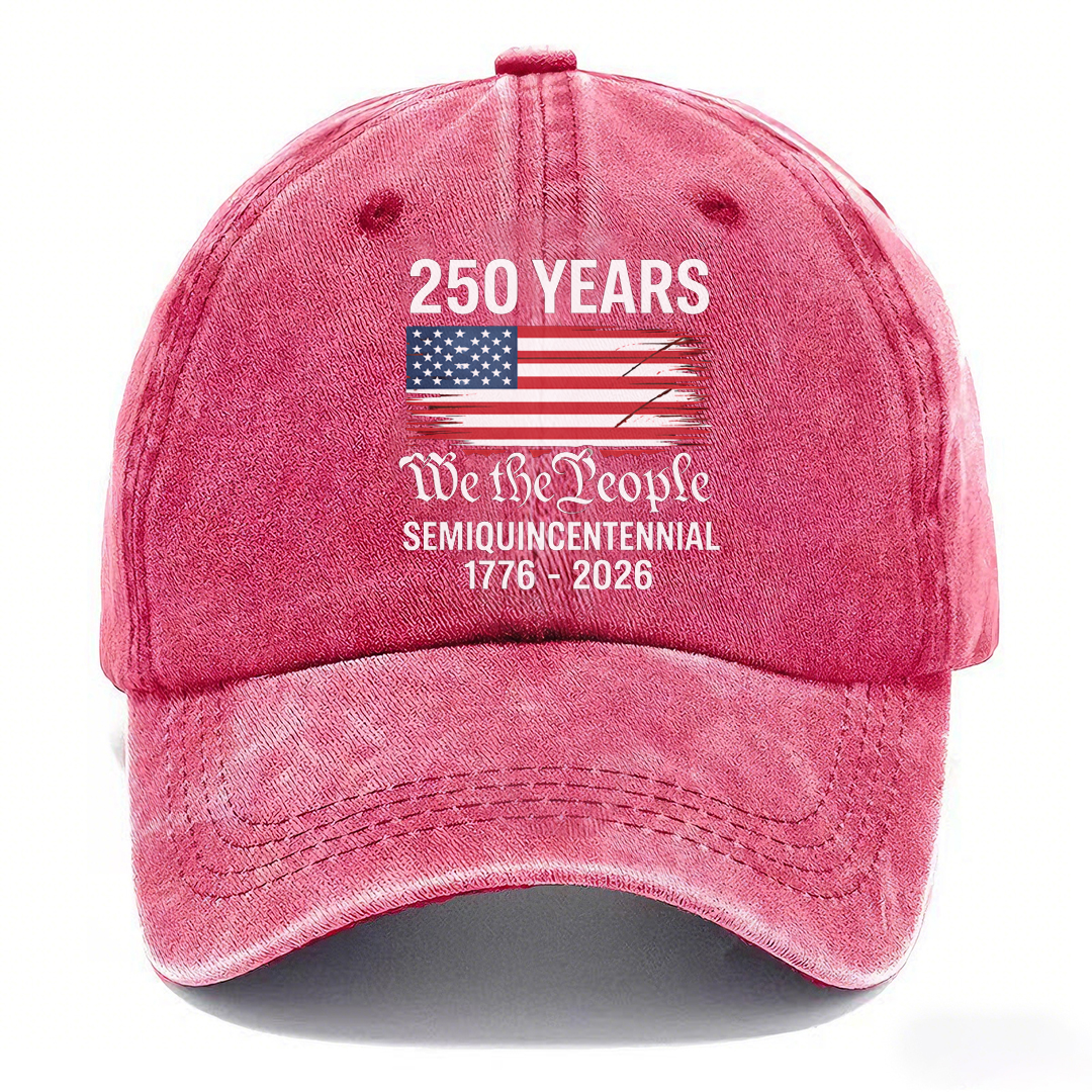 🇺🇸 250 Years "We The People" Vintage Cap