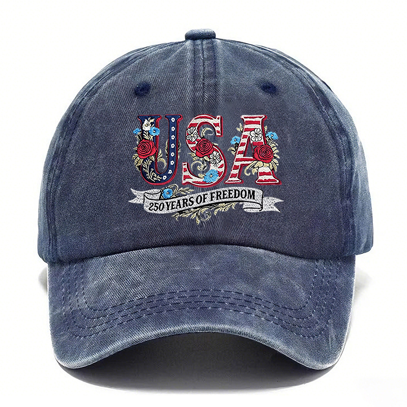 🇺🇸 USA 250 Years of Freedom Vintage Cap