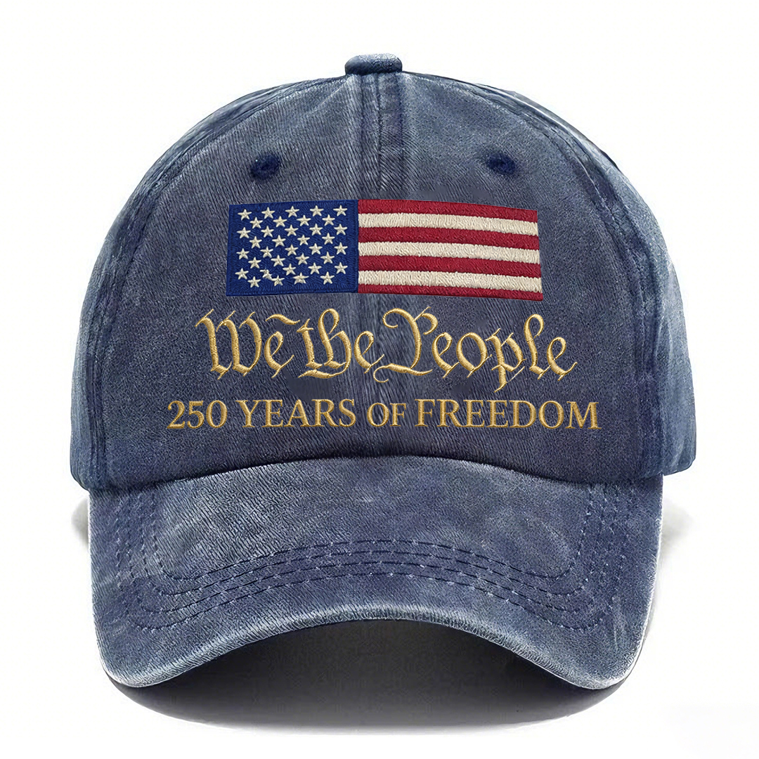 🇺🇸 We The People – 250 Years of Freedom Vintage Cap