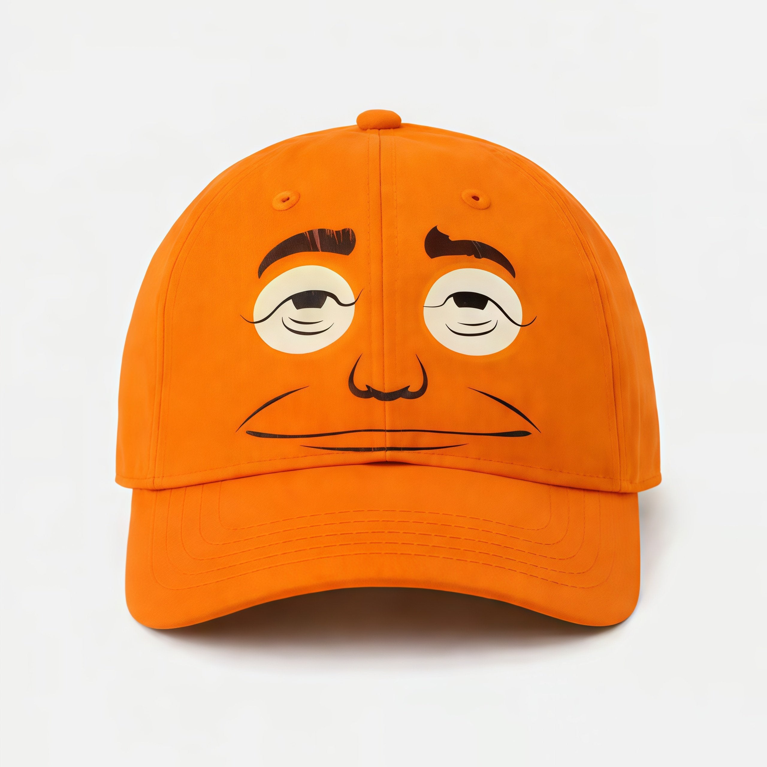 🏆35K+ SOLD!Expressionless Orange-Faced Golf Cap