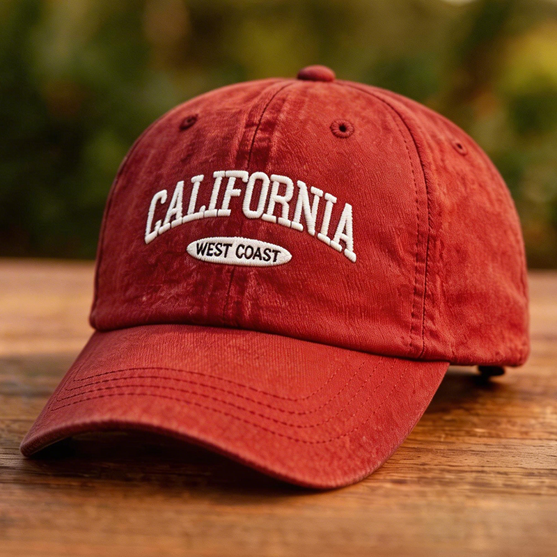 CALIFORNIA WEST COAST-Vintage Washed Baseball Cap