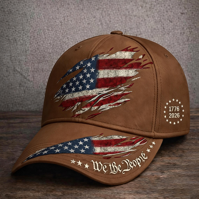 1776–2026 Patriotic We The People Baseball Cap