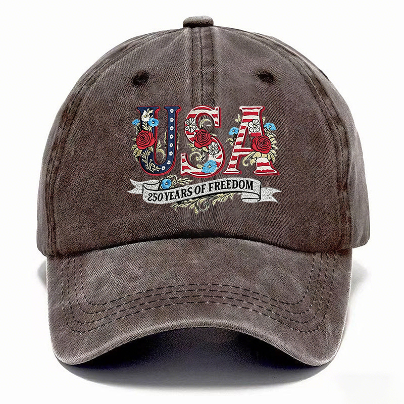🇺🇸 USA 250 Years of Freedom Vintage Cap