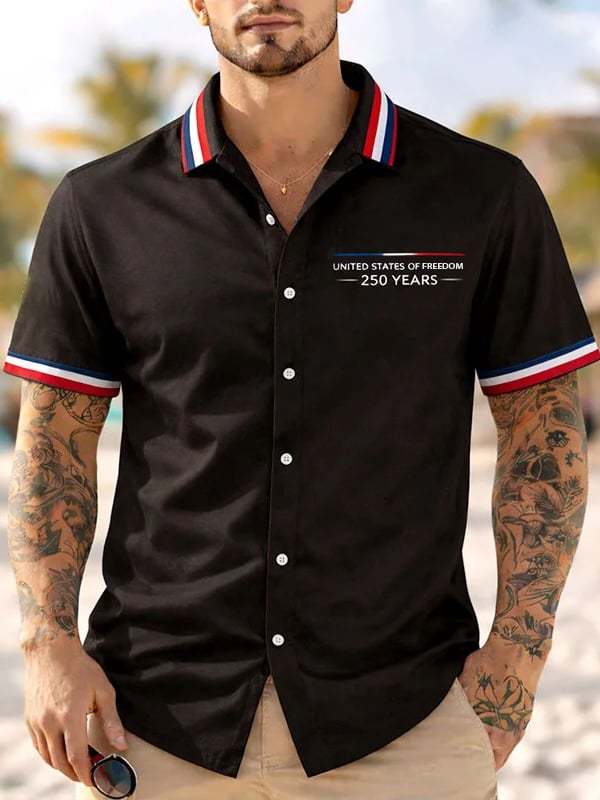 Men's American 250th Anniversary Print Shirt