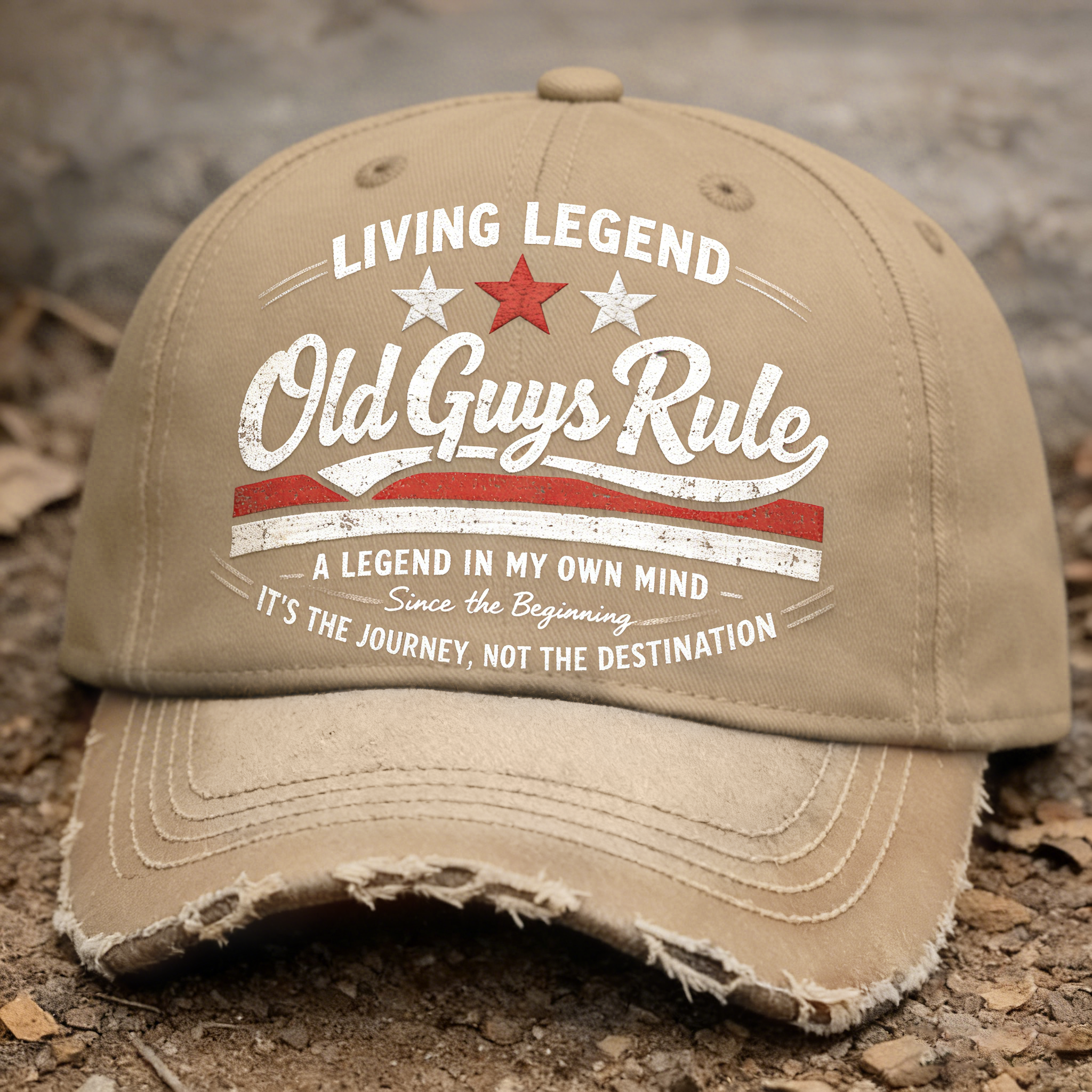 🏆Flash Sale 50% OFF - ⭐Living Legend – Old Guys Rule Vintage Hat 🧢