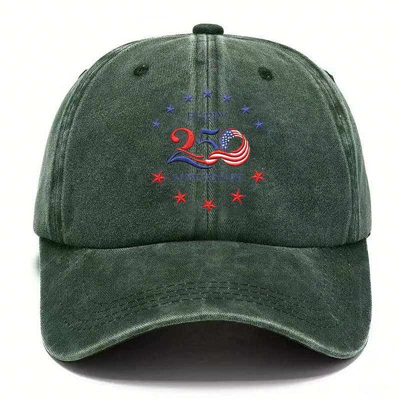 🇺🇸 Happy 250th Anniversary Vintage Washed Cap