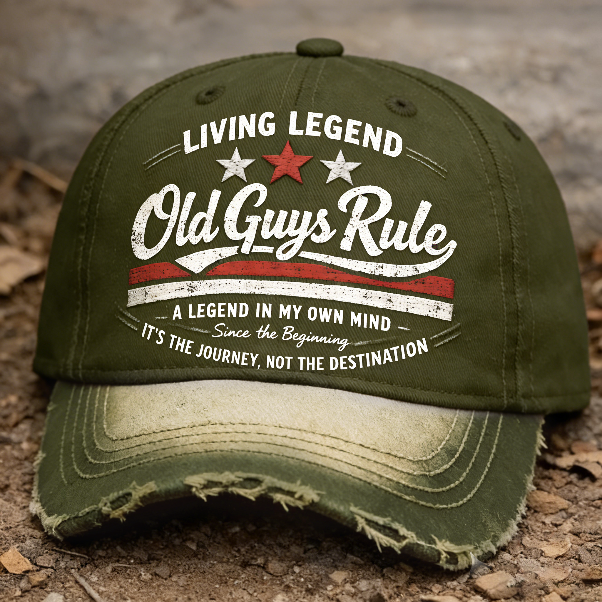 🏆Flash Sale 50% OFF - ⭐Living Legend – Old Guys Rule Vintage Hat 🧢