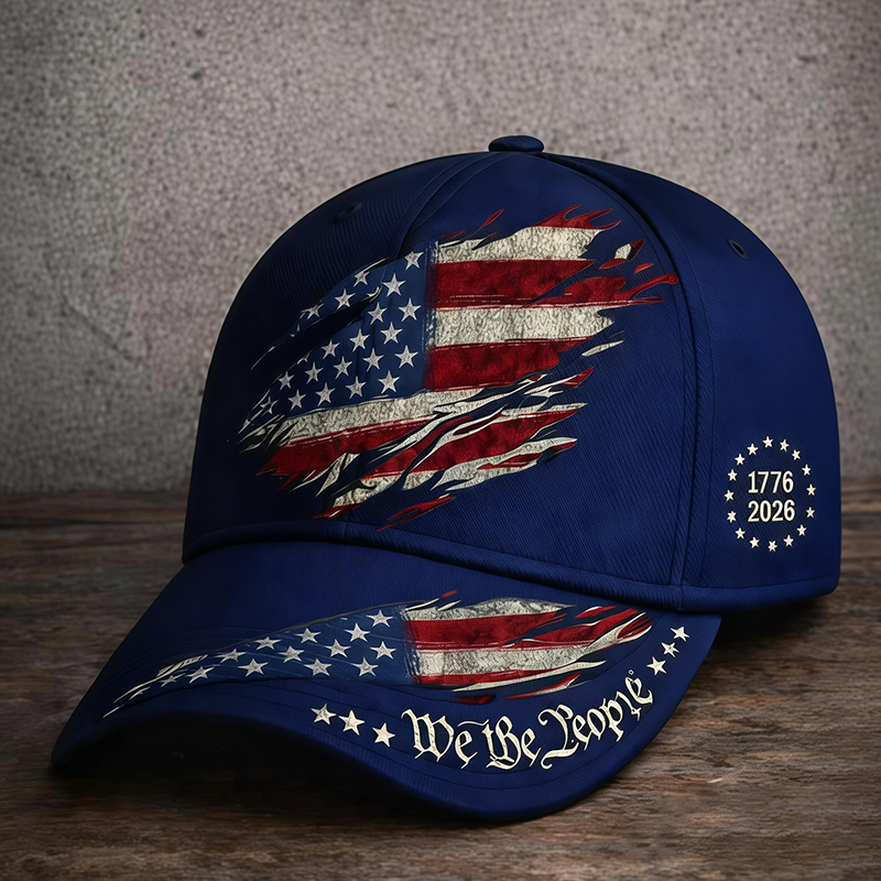 1776–2026 Patriotic We The People Baseball Cap