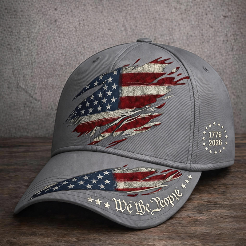 1776–2026 Patriotic We The People Baseball Cap