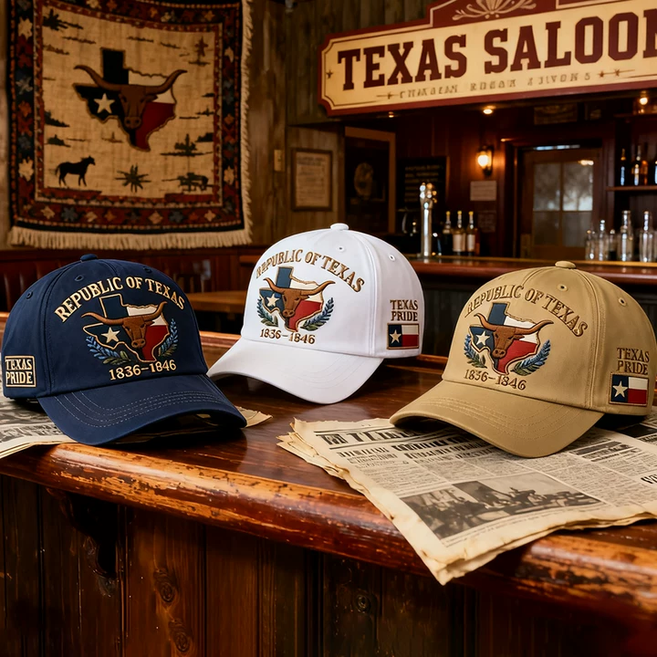 Republic of Texas Commemorative Hat – Show Your Texas Pride 🤠