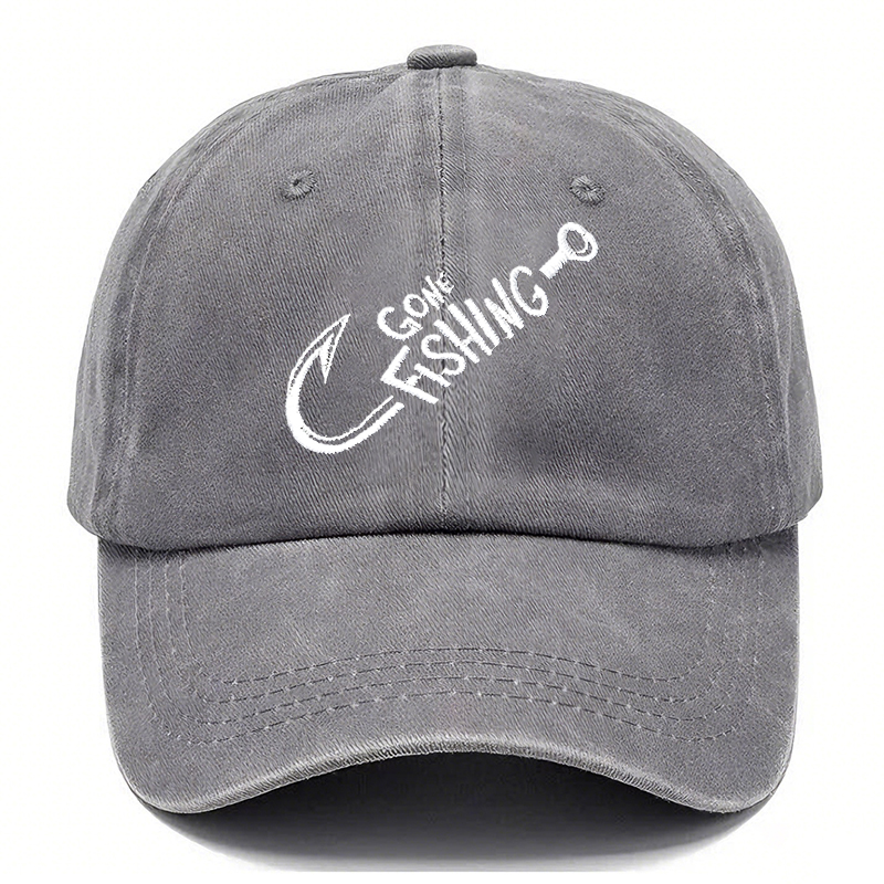 Going Fishing Cap— Vintage Washed Baseball Cap
