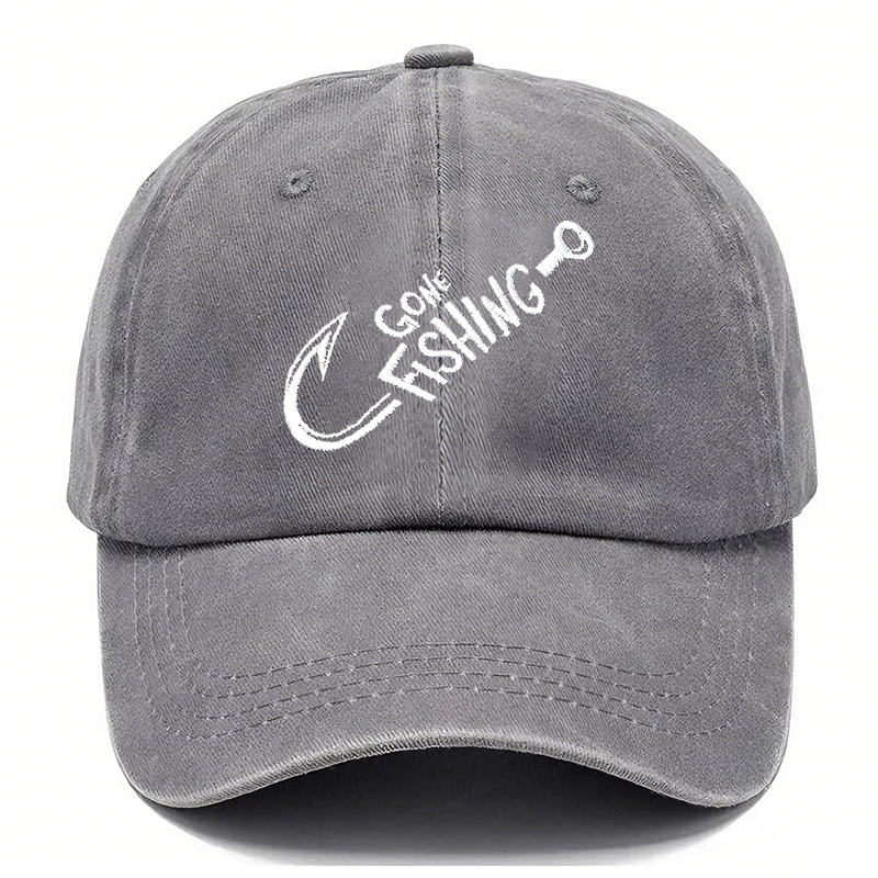 Going Fishing Cap— Vintage Washed Baseball Cap