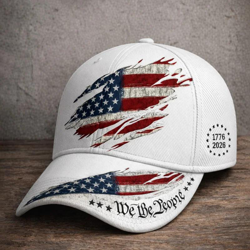 1776–2026 Patriotic We The People Baseball Cap