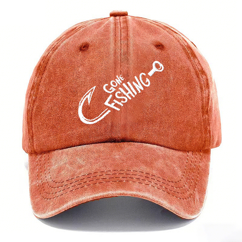 Going Fishing Cap— Vintage Washed Baseball Cap