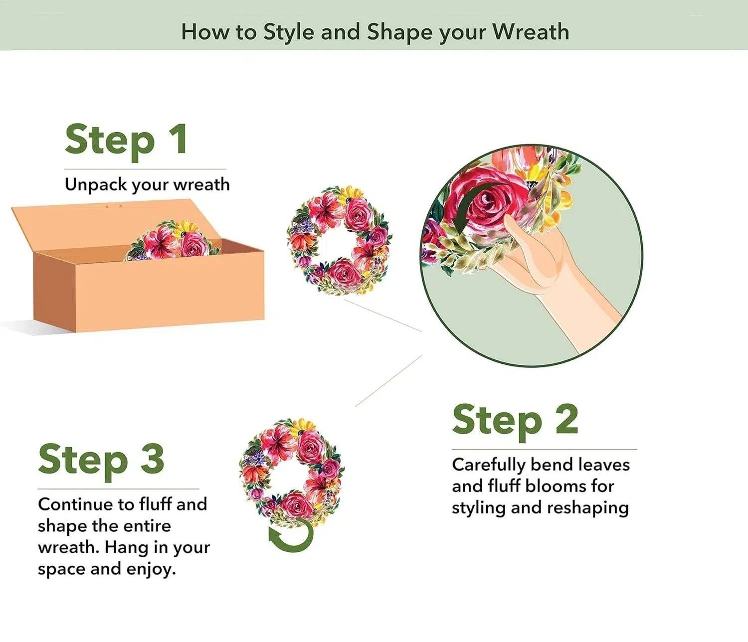 🌸 Mixed Peony Floral Wreath 🔥