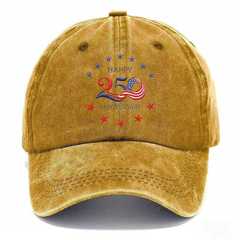 🇺🇸 Happy 250th Anniversary Vintage Washed Cap