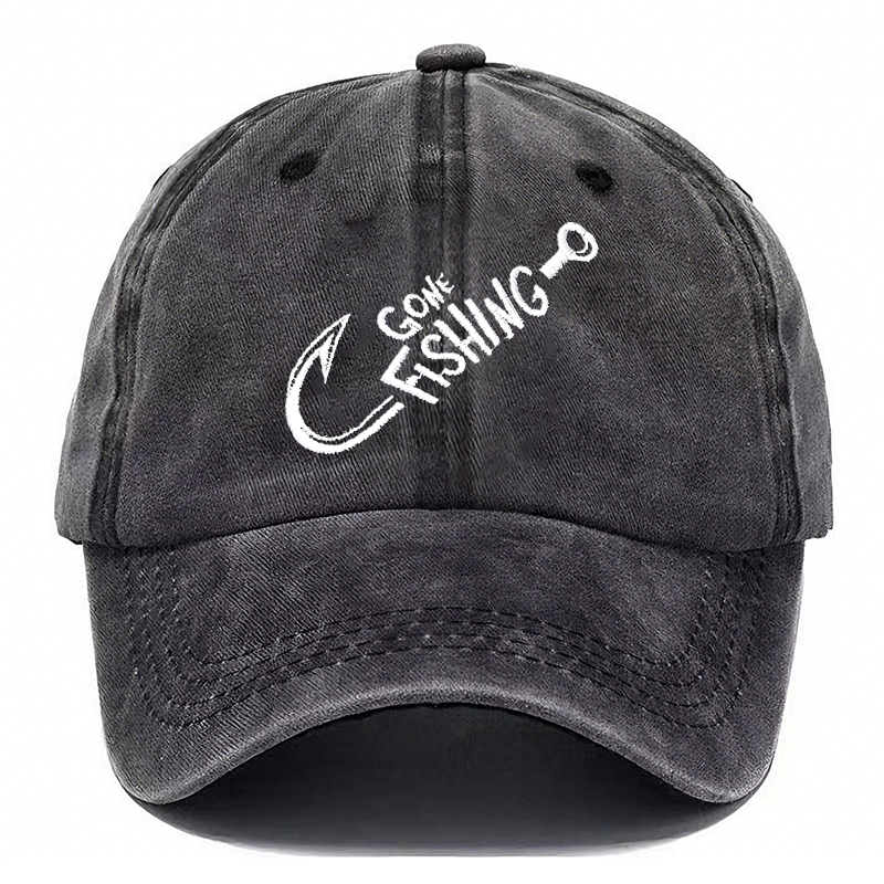 Going Fishing Cap— Vintage Washed Baseball Cap
