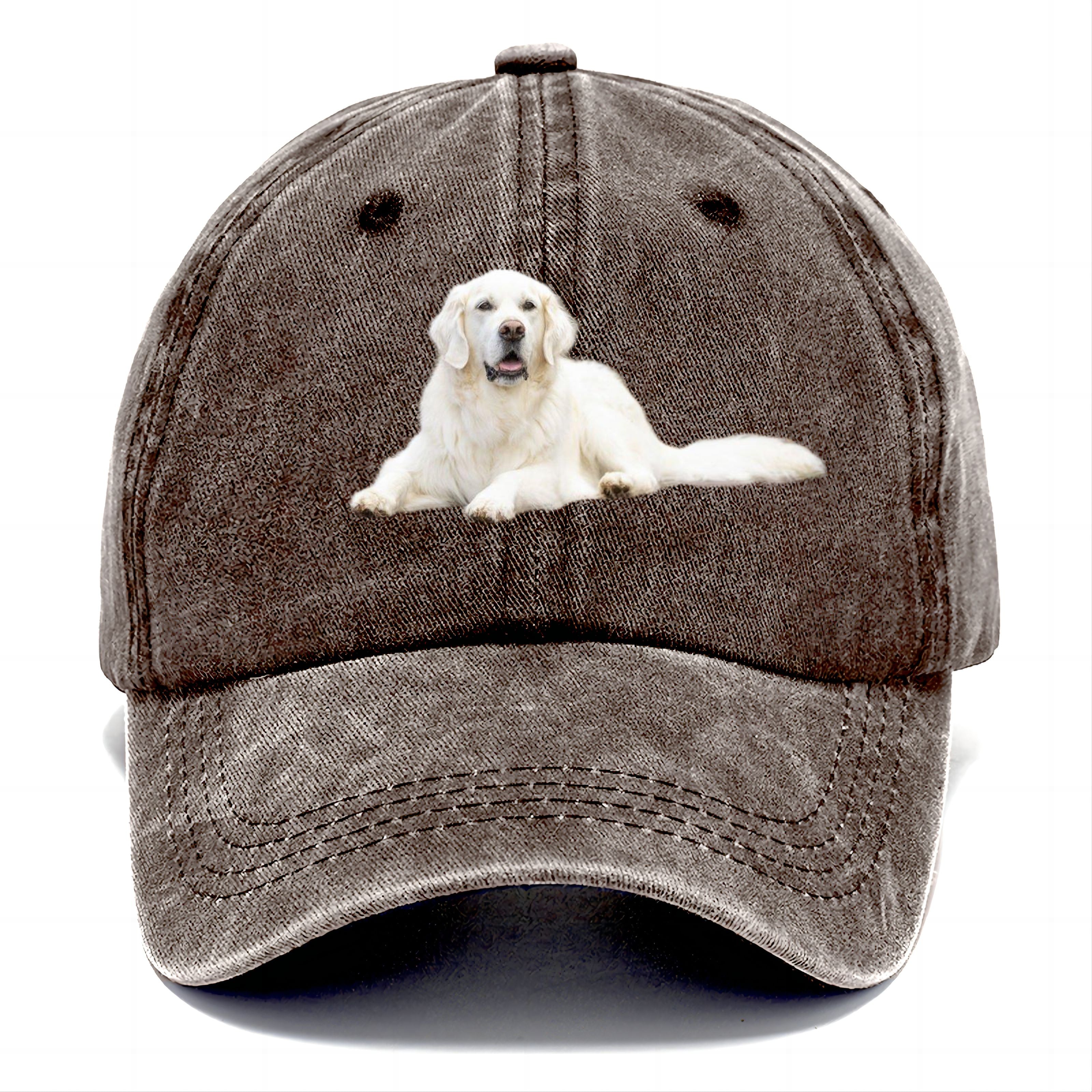White English Cream Golden Retrievers Classic Cap