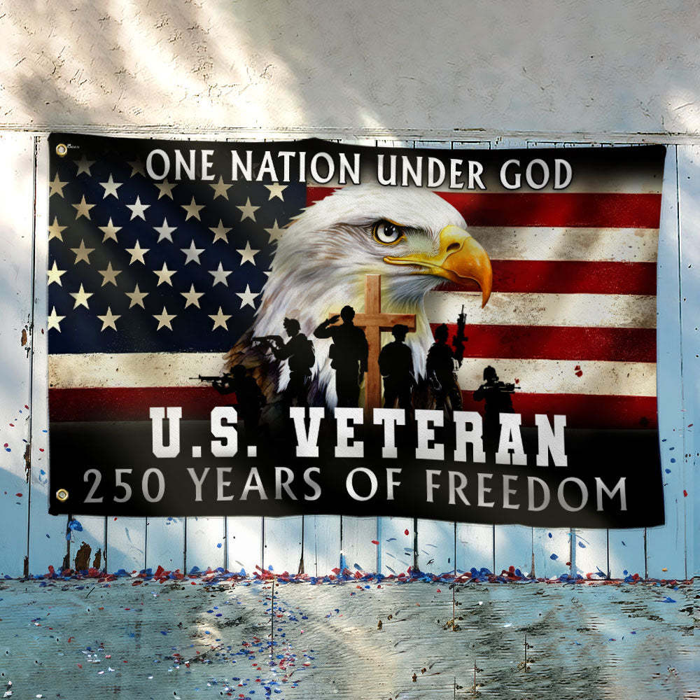 America 250th Anniversary Flag, US Veteran Semiquincentennial 1776 2026 Flag