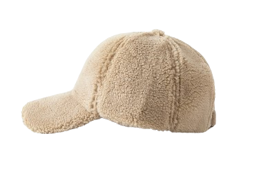 Lambswool Hat: Fashionable All-Match Plush Duckbill Cap for Autumn/Winter - Thickened for Warmth, Baseball Style