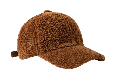 Lambswool Hat: Fashionable All-Match Plush Duckbill Cap for Autumn/Winter - Thickened for Warmth, Baseball Style